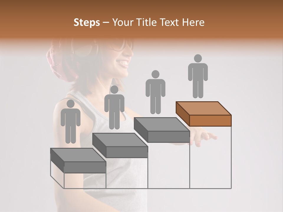 Break Dance Style Female PowerPoint Template