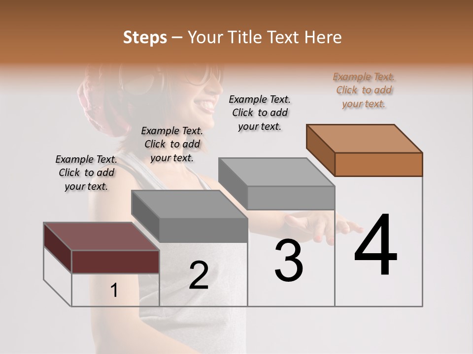 Break Dance Style Female PowerPoint Template