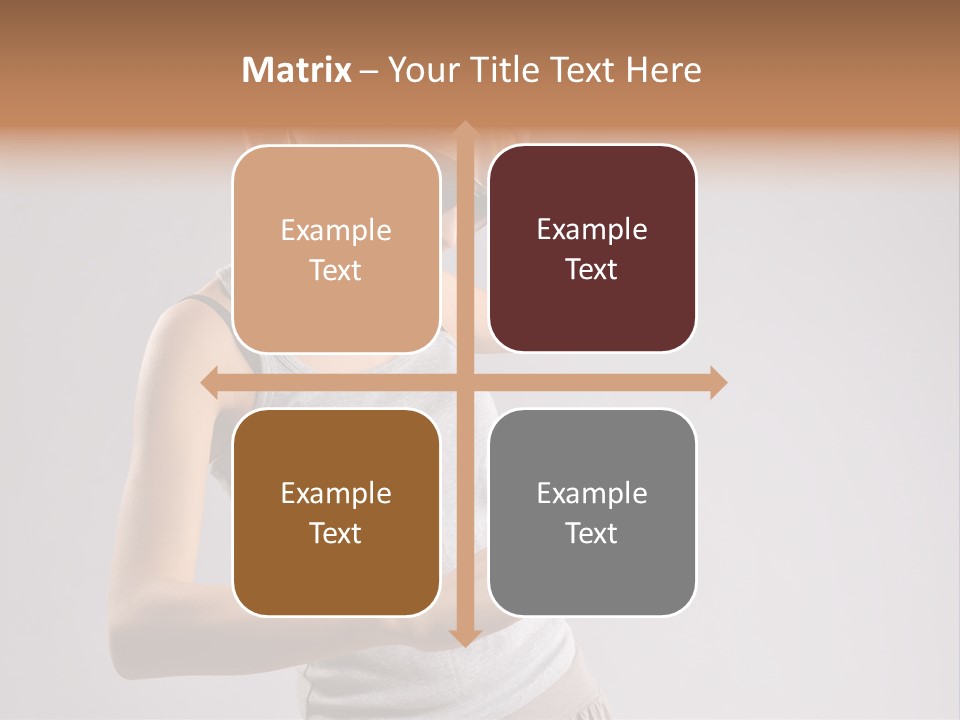 Break Dance Glamour Jump PowerPoint Template