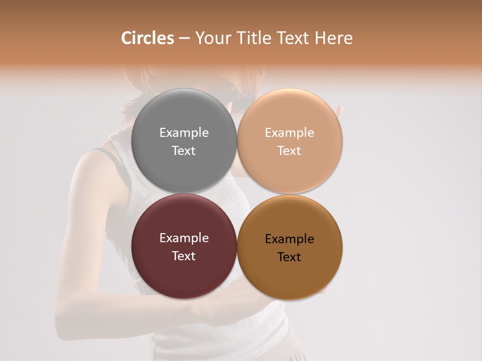 Break Dance Glamour Jump PowerPoint Template