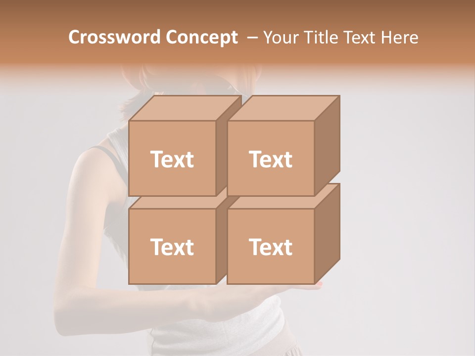 Break Dance Glamour Jump PowerPoint Template