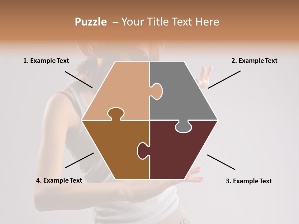 Break Dance Glamour Jump PowerPoint Template