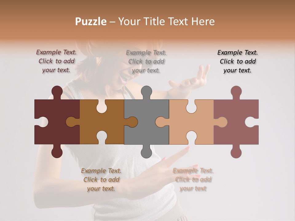 Break Dance Glamour Jump PowerPoint Template