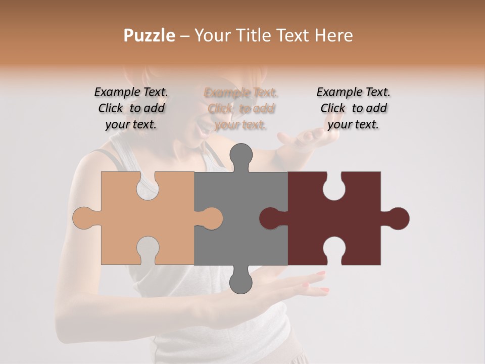 Break Dance Glamour Jump PowerPoint Template