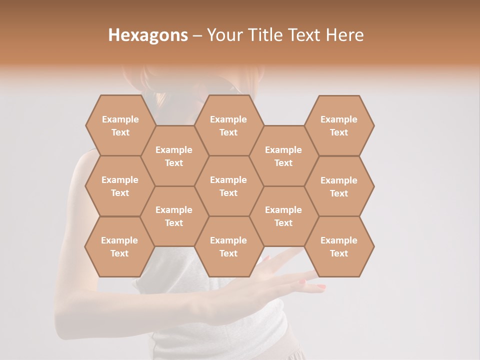 Break Dance Glamour Jump PowerPoint Template