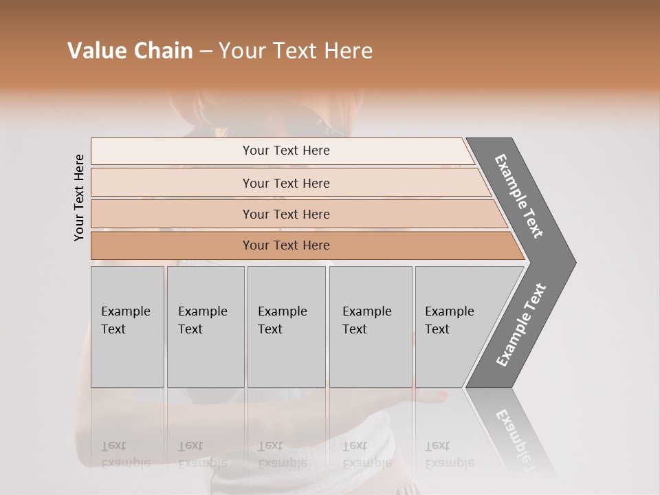 Break Dance Glamour Jump PowerPoint Template