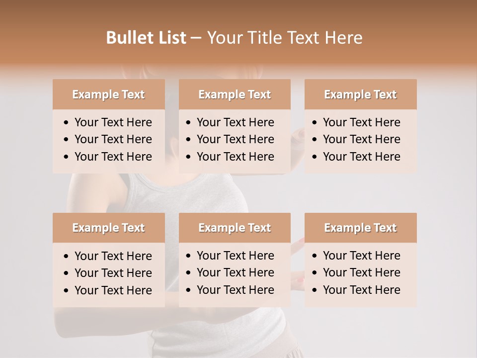 Break Dance Glamour Jump PowerPoint Template