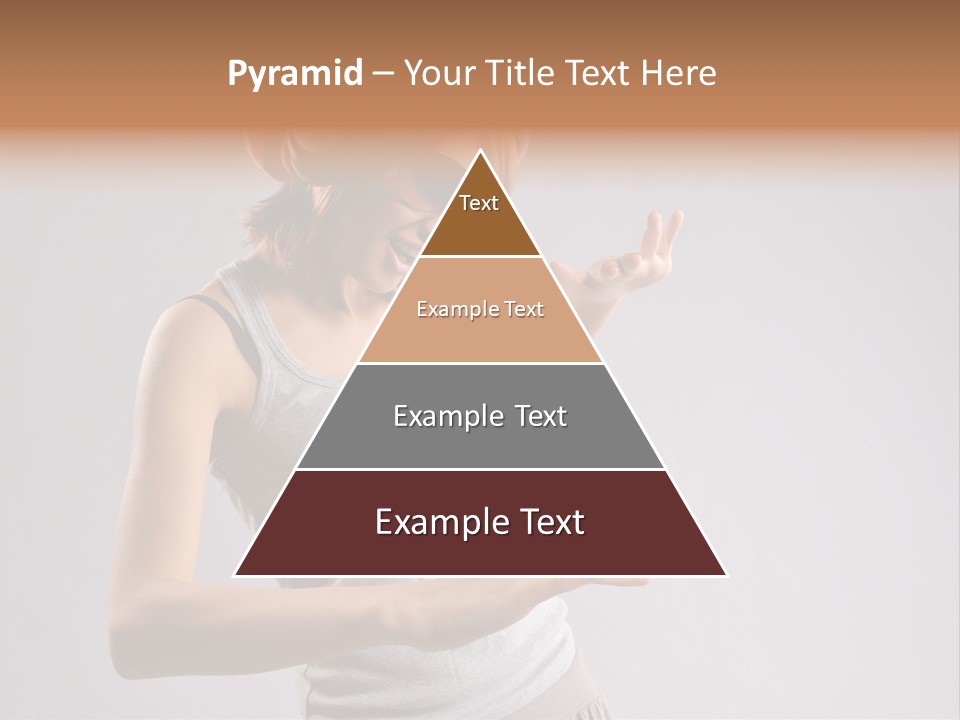 Break Dance Glamour Jump PowerPoint Template