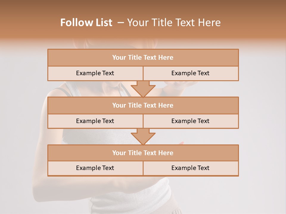 Break Dance Glamour Jump PowerPoint Template