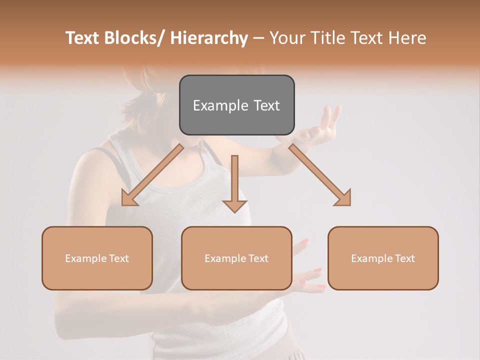 Break Dance Glamour Jump PowerPoint Template