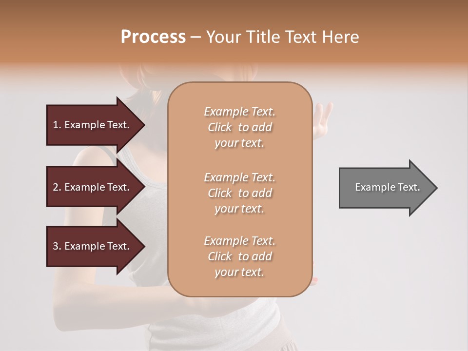 Break Dance Glamour Jump PowerPoint Template