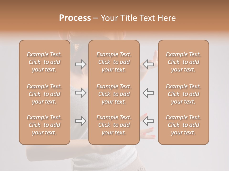 Break Dance Glamour Jump PowerPoint Template