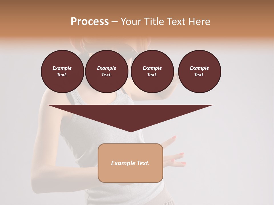 Break Dance Glamour Jump PowerPoint Template