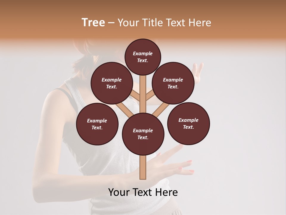 Break Dance Glamour Jump PowerPoint Template