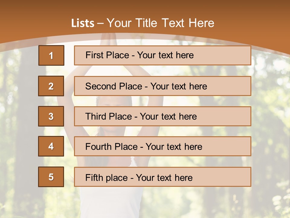 Healthy Fresh Serene PowerPoint Template