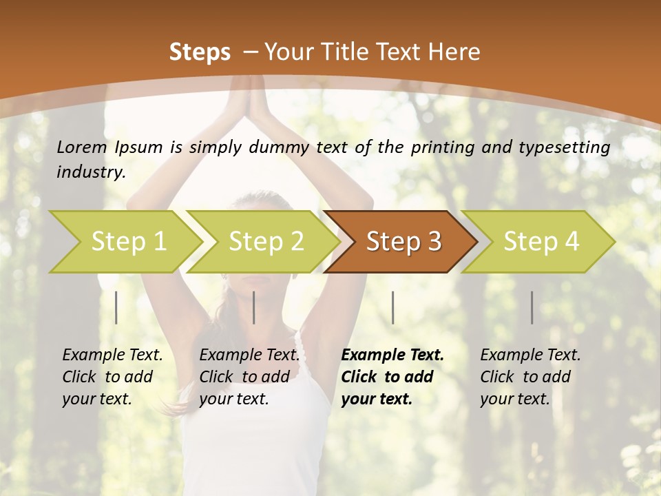 Healthy Fresh Serene PowerPoint Template