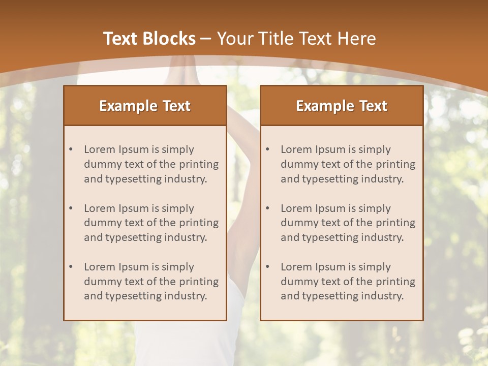 Healthy Fresh Serene PowerPoint Template