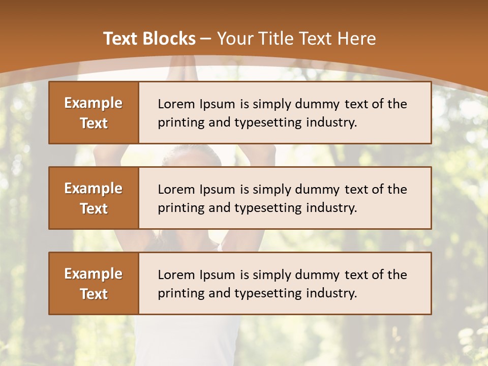 Healthy Fresh Serene PowerPoint Template