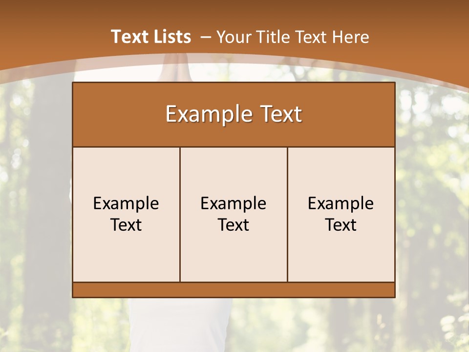 Healthy Fresh Serene PowerPoint Template