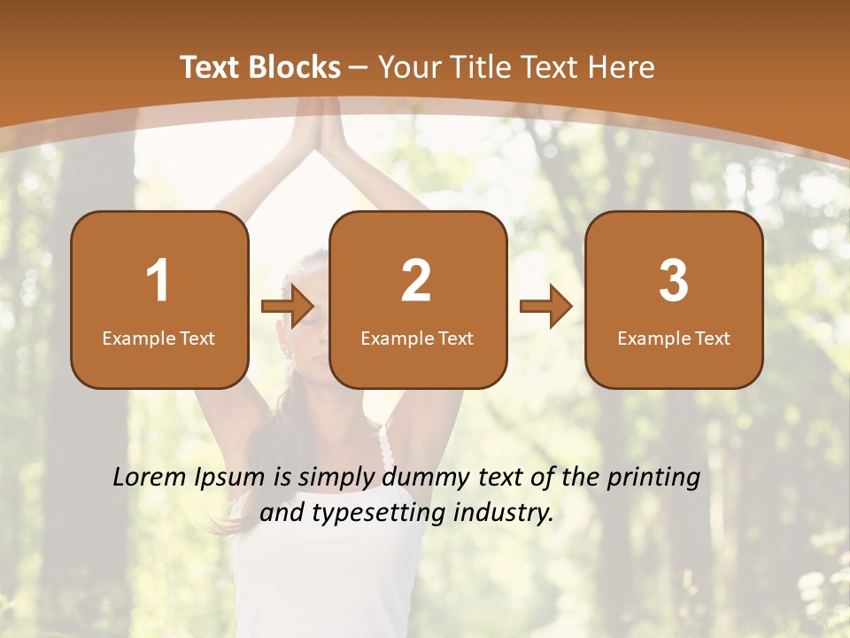 Healthy Fresh Serene PowerPoint Template
