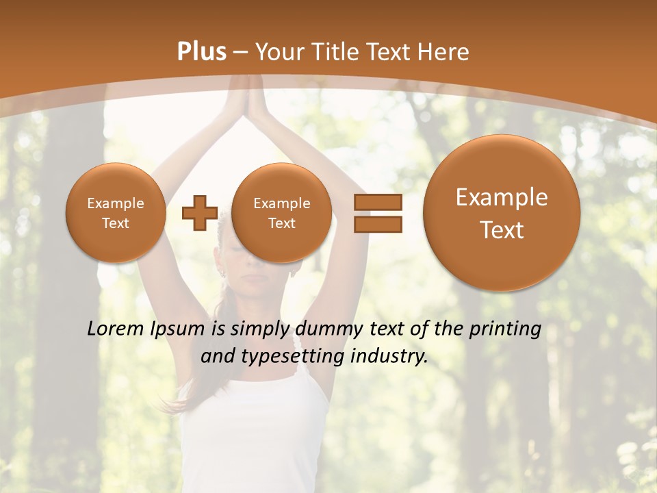 Healthy Fresh Serene PowerPoint Template