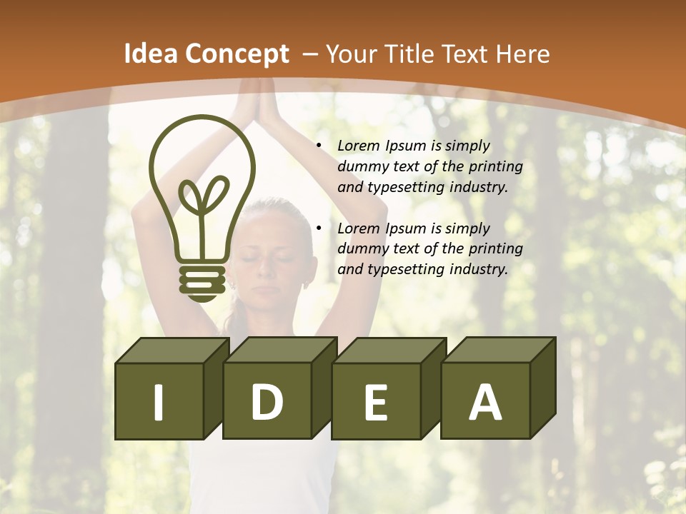 Healthy Fresh Serene PowerPoint Template