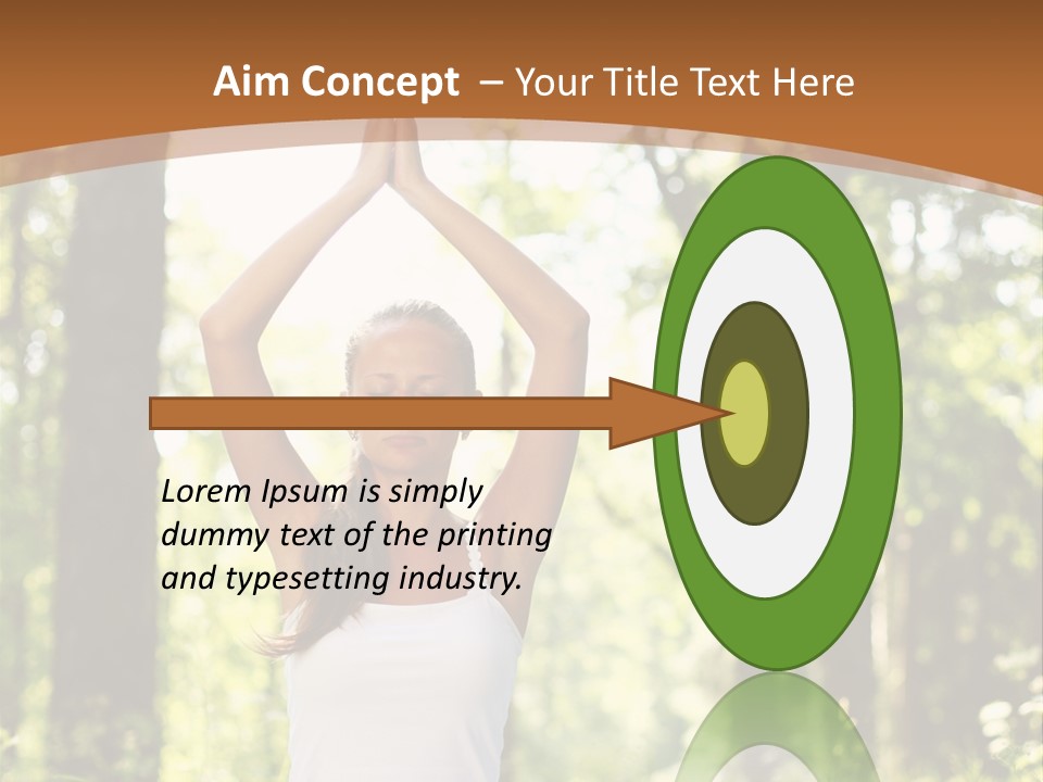 Healthy Fresh Serene PowerPoint Template