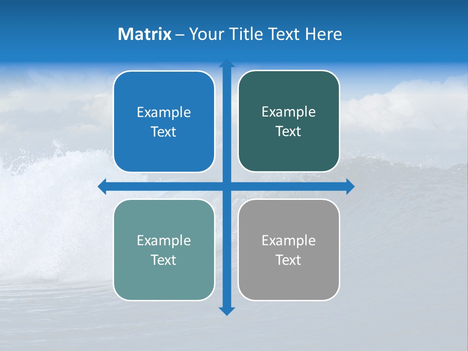 Sky Expressing Wet PowerPoint Template