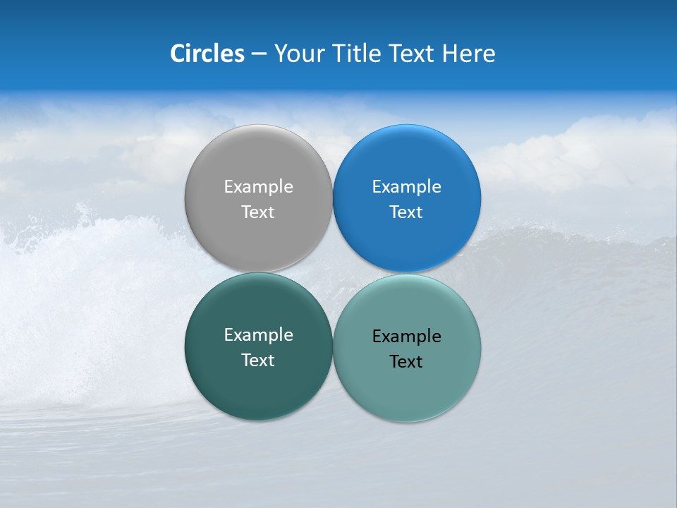 Sky Expressing Wet PowerPoint Template