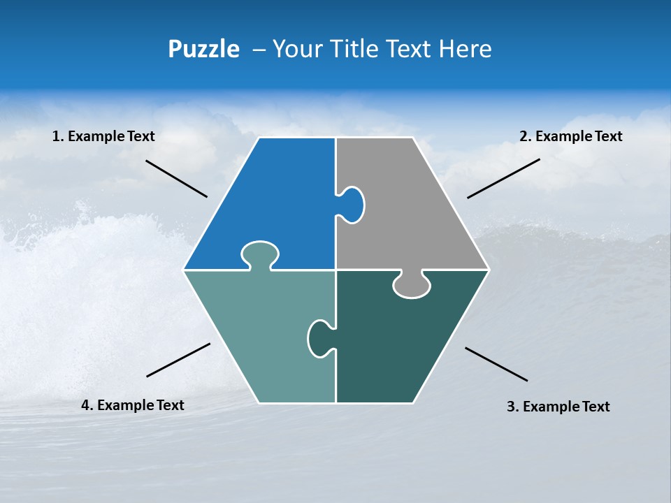 Sky Expressing Wet PowerPoint Template