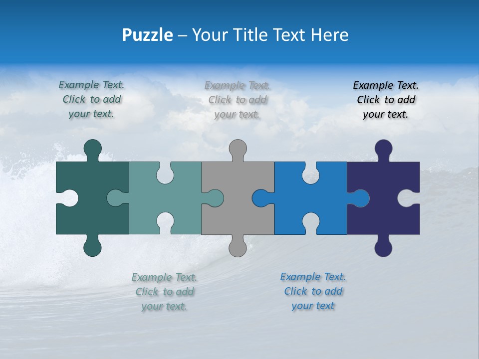 Sky Expressing Wet PowerPoint Template