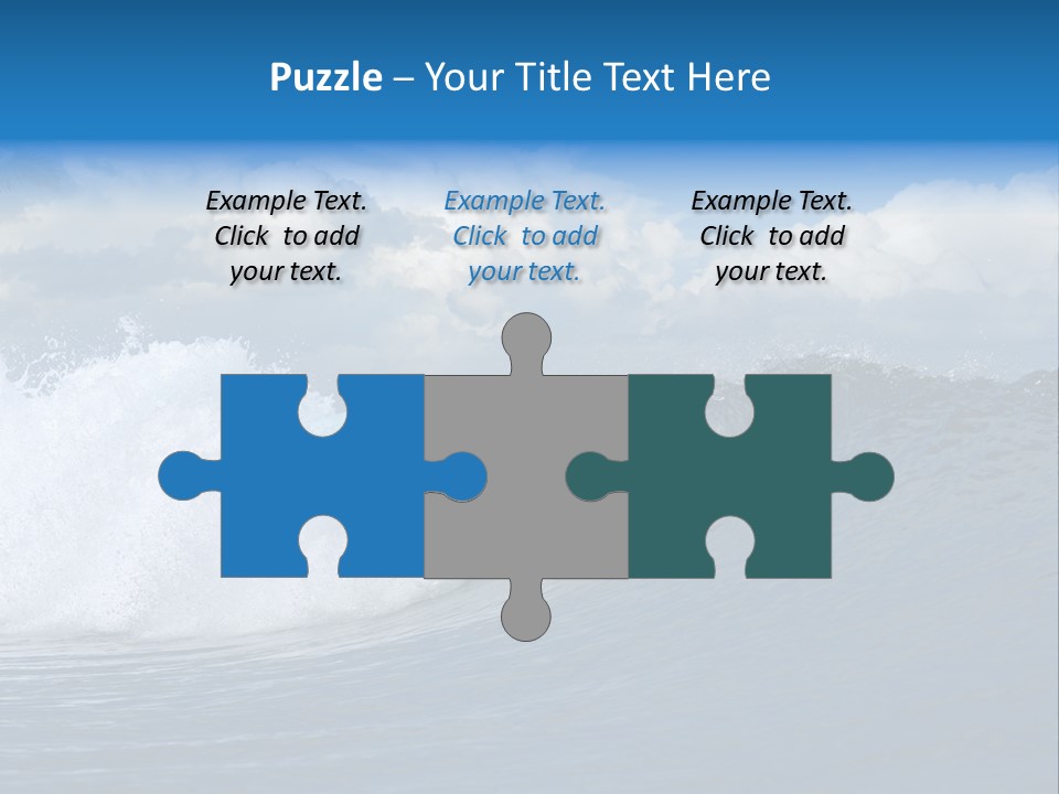 Sky Expressing Wet PowerPoint Template