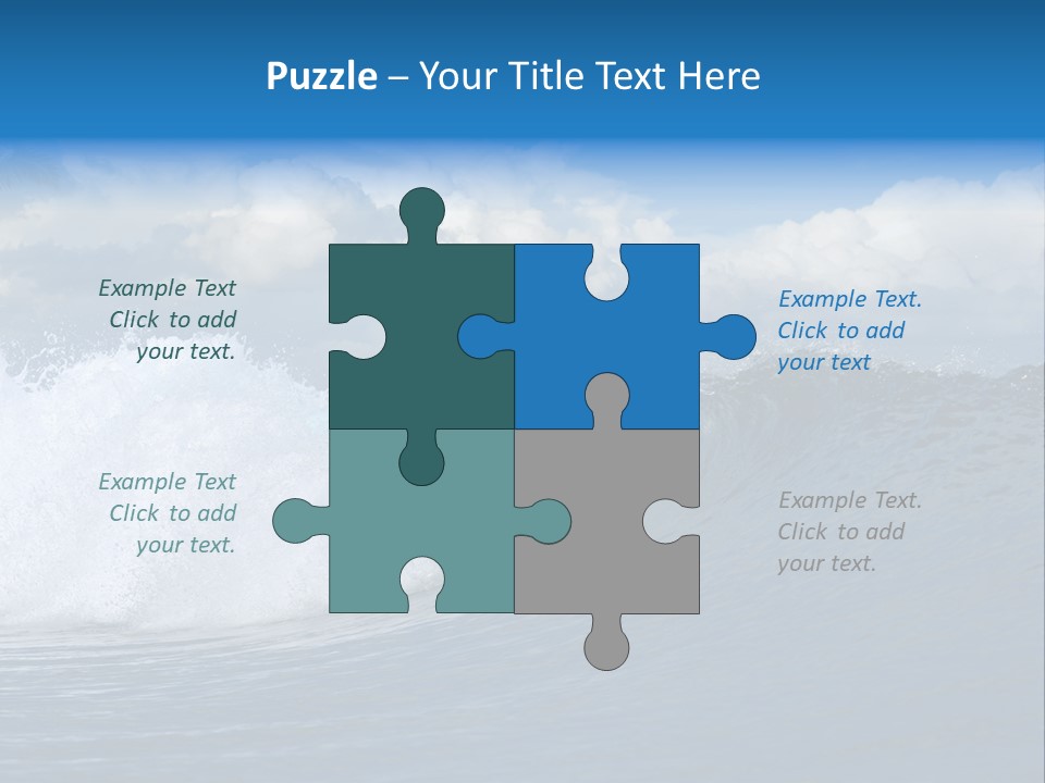 Sky Expressing Wet PowerPoint Template