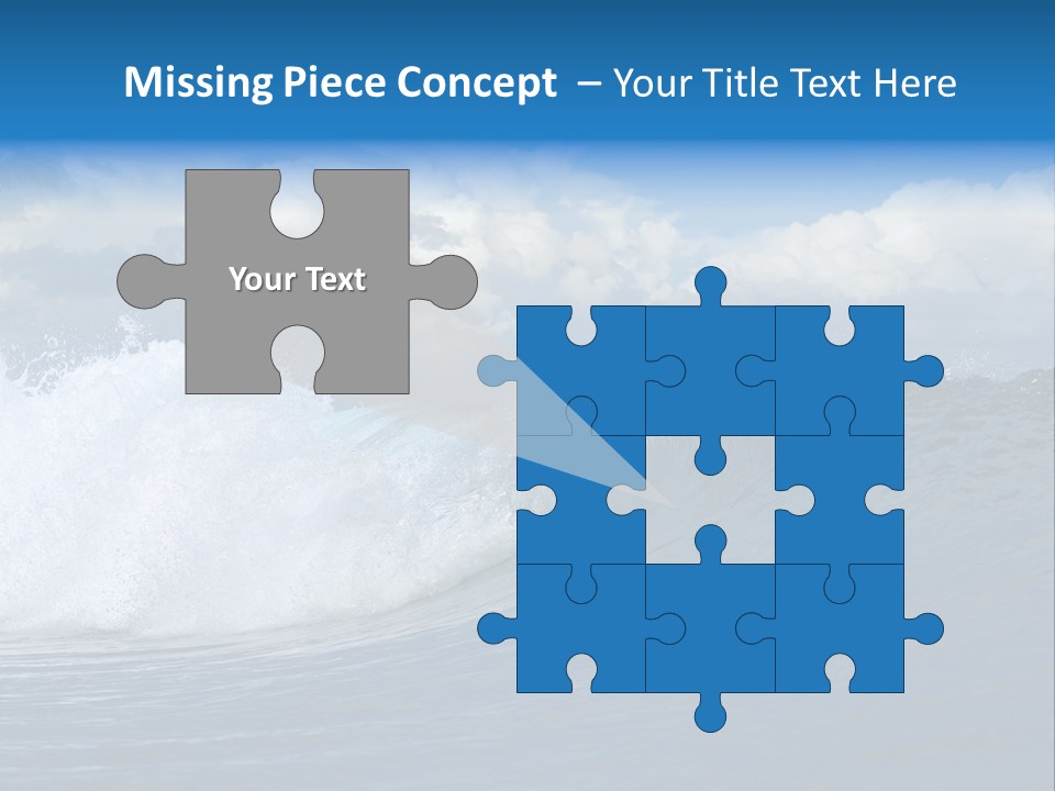 Sky Expressing Wet PowerPoint Template