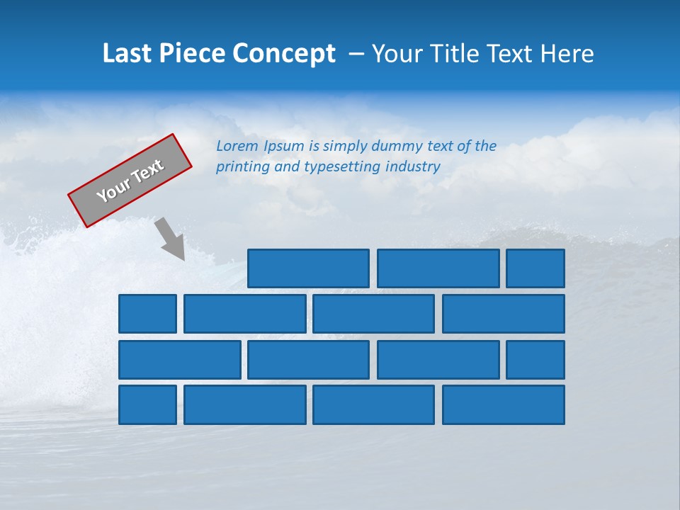 Sky Expressing Wet PowerPoint Template