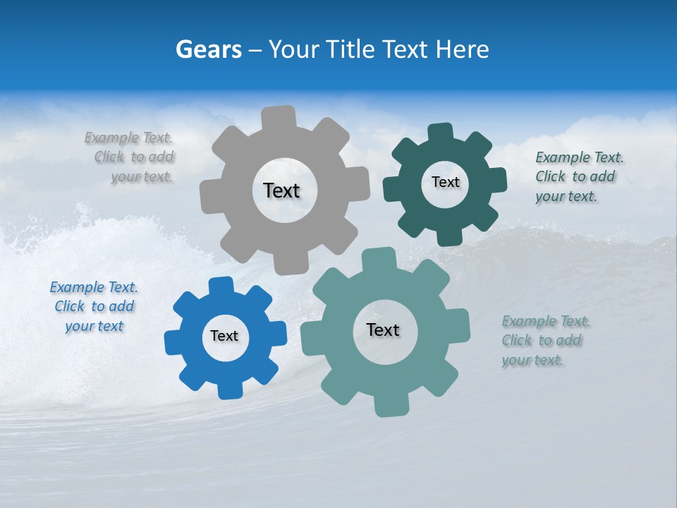 Sky Expressing Wet PowerPoint Template