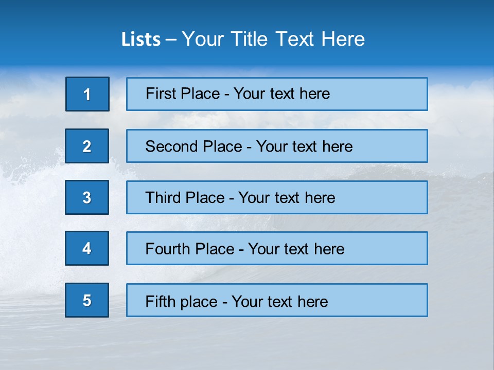 Sky Expressing Wet PowerPoint Template