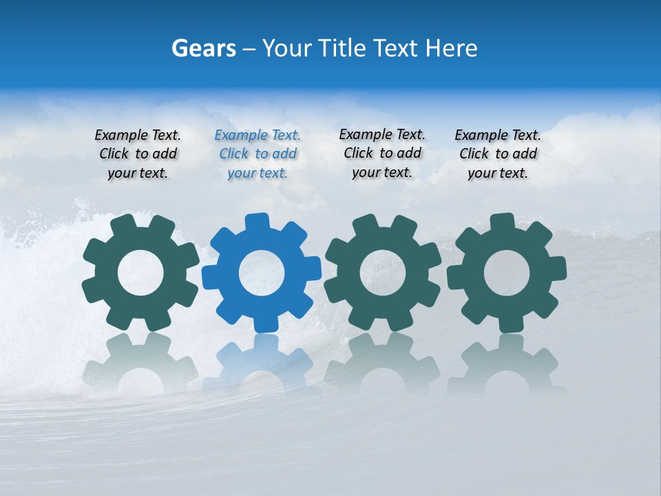 Sky Expressing Wet PowerPoint Template