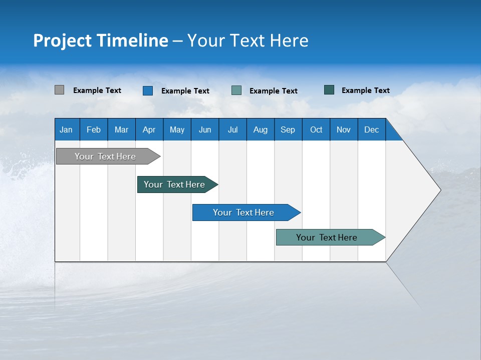 Sky Expressing Wet PowerPoint Template