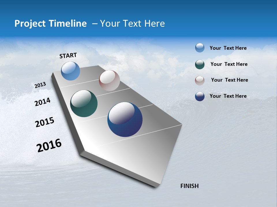 Sky Expressing Wet PowerPoint Template