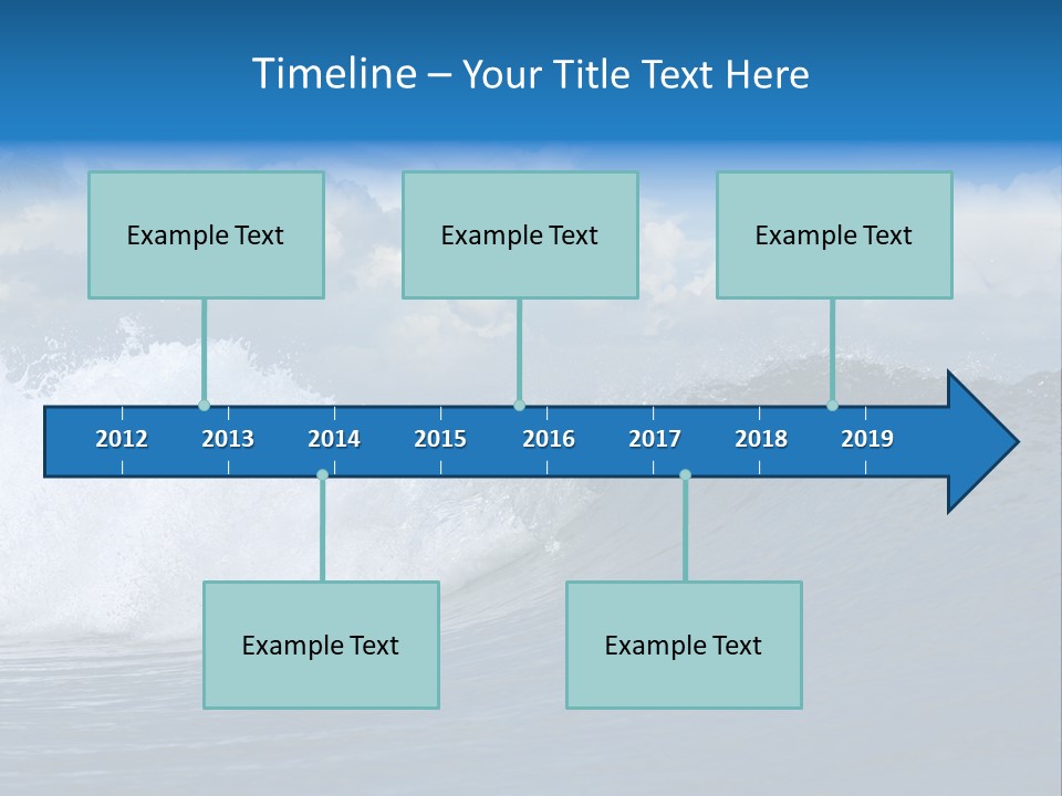 Sky Expressing Wet PowerPoint Template