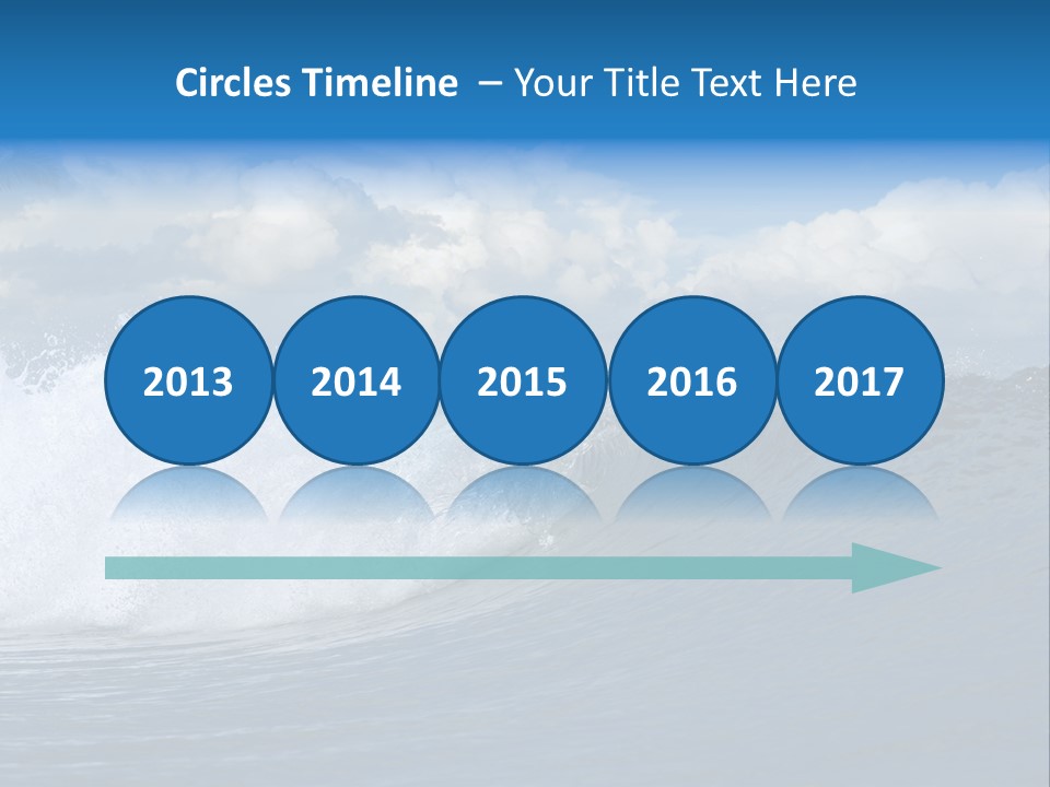 Sky Expressing Wet PowerPoint Template