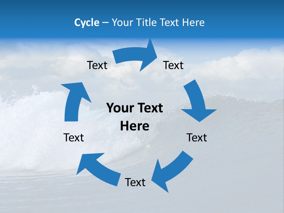 Sky Expressing Wet PowerPoint Template