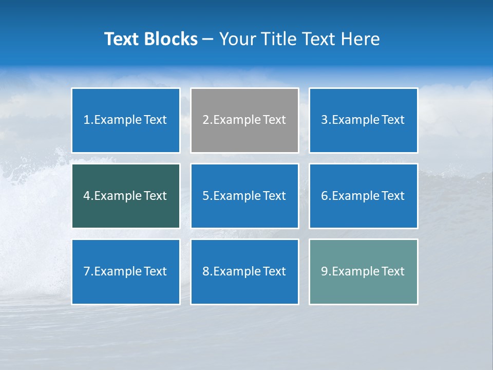Sky Expressing Wet PowerPoint Template