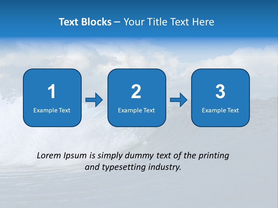 Sky Expressing Wet PowerPoint Template