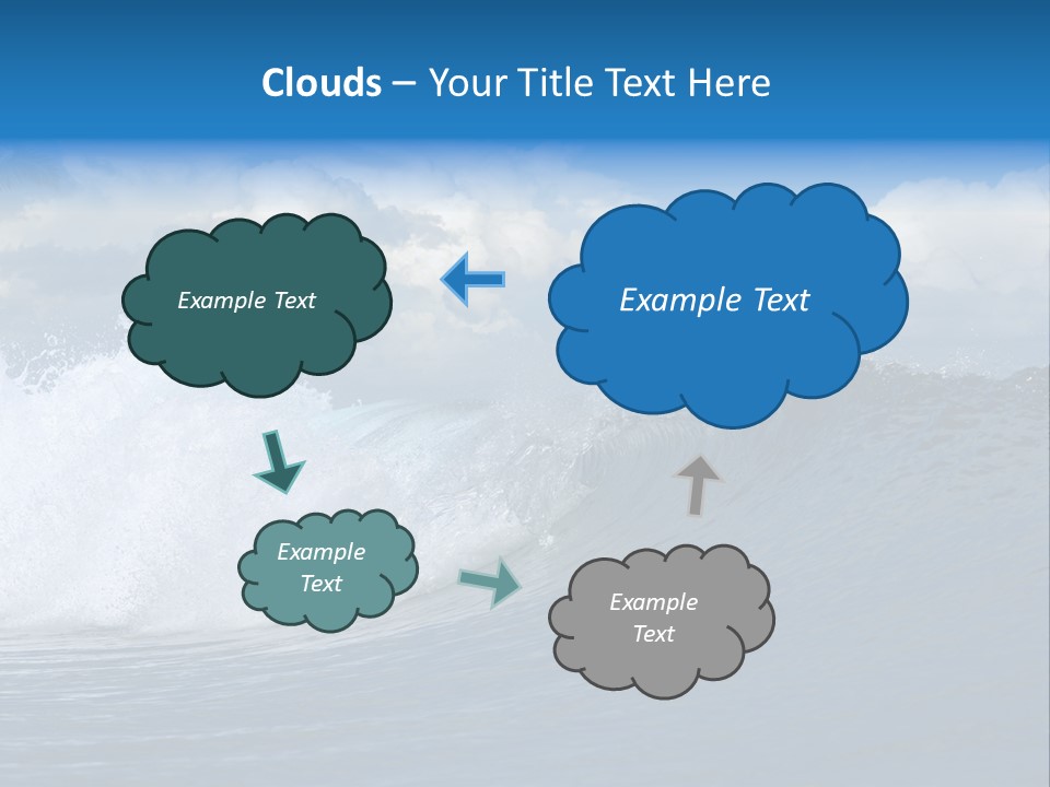 Sky Expressing Wet PowerPoint Template