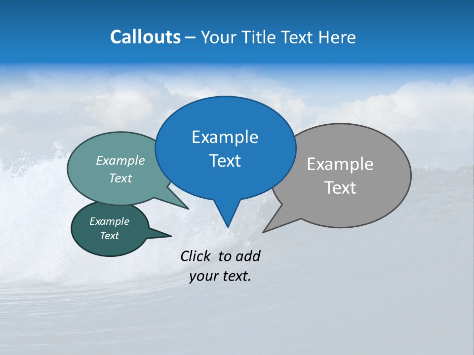 Sky Expressing Wet PowerPoint Template