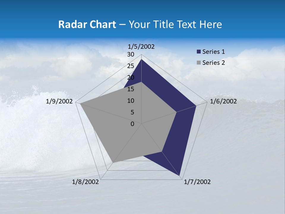 Sky Expressing Wet PowerPoint Template