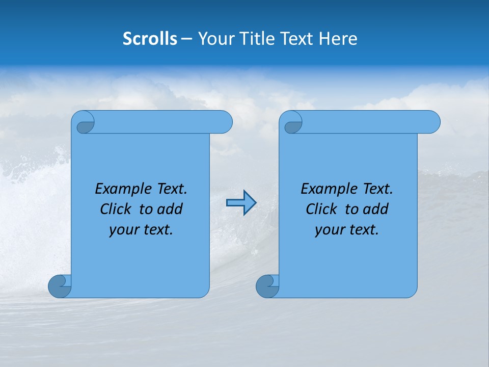 Sky Expressing Wet PowerPoint Template