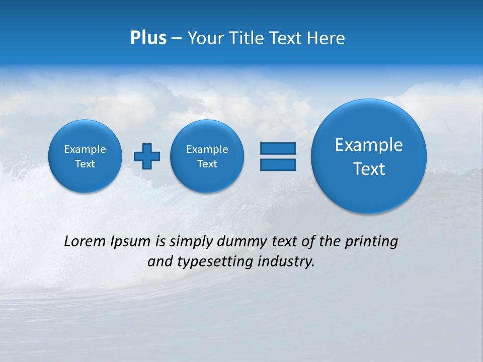 Sky Expressing Wet PowerPoint Template